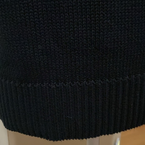Ralph Lauren Toggle Button Knit Sweater Pullover Womens M Black Preppy old money - Picture 6 of 11